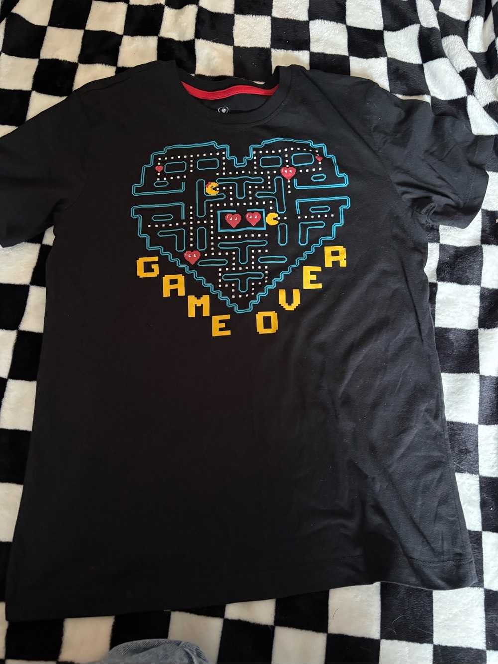 Girls XLARGE 16 pac man tshirt